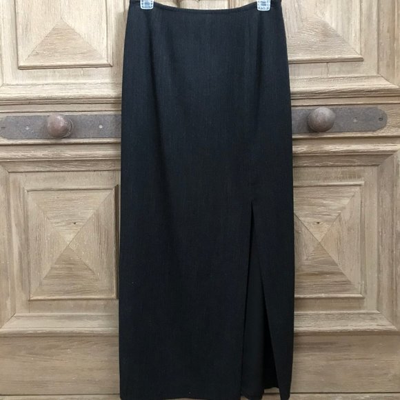 Ann Taylor Pencil Skirt dark gray grey - Picture 1 of 4
